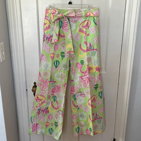 Lilly Pulitzer Pants & Jumpsuits Lily Wide Leg Kentucky Derby Pants